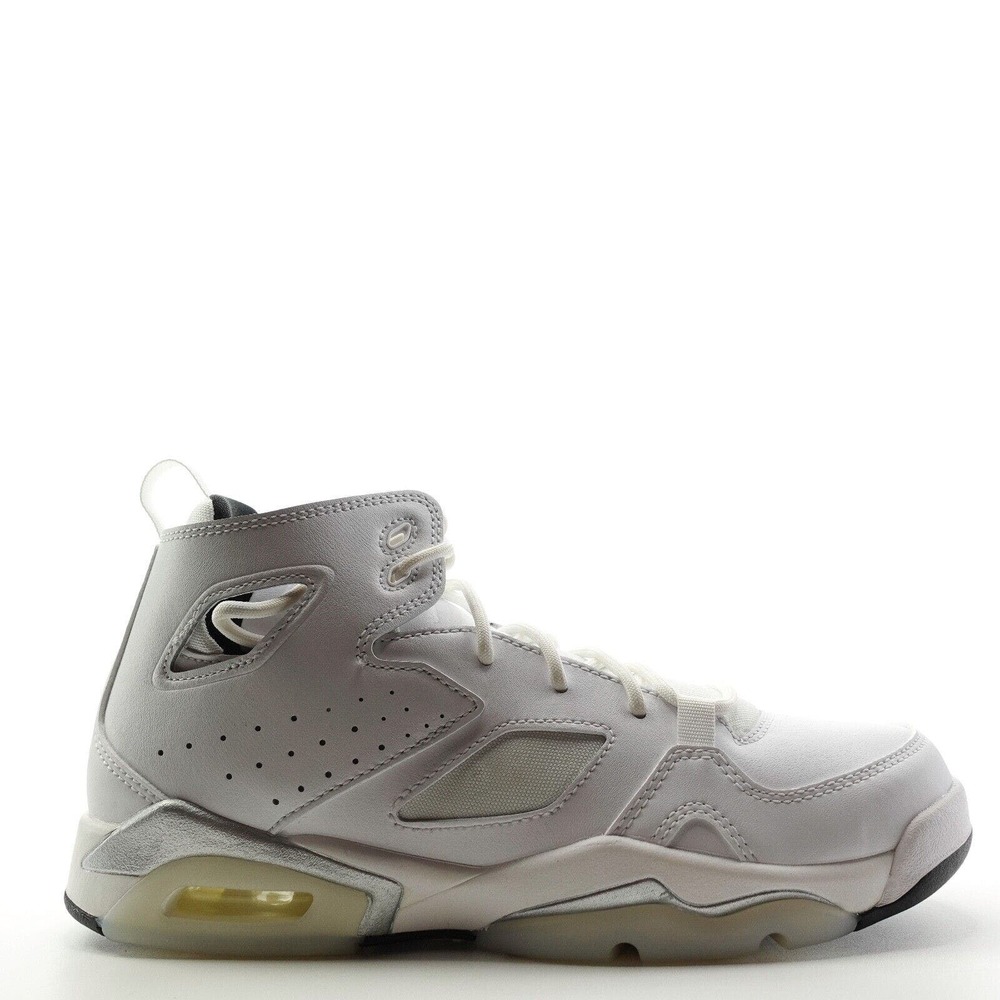Nike Jordan FLTCLB '91 GS 6Y Triple White Sneakers DM1685 100 Womens 7.5